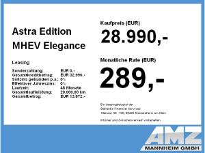 Opel Astra Edition MHEV