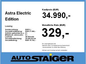 Opel Astra Electric Edition