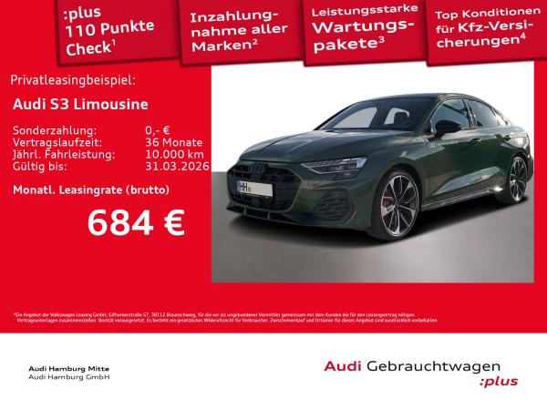 Audi S3 Limousine TFSI quattro S tronic Sportabgas Pano