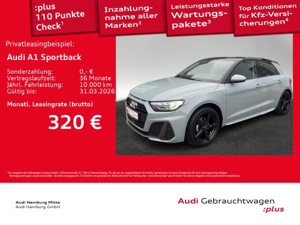 Audi A1 Sportback 25 TFSI S line S tronic LED PDC Virtual