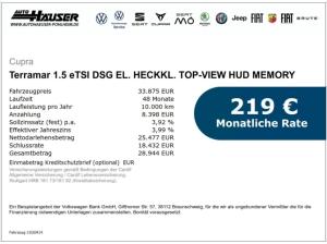 Cupra Terramar 1.5 eTSI DSG EL. HECKKL. TOP-VIEW HUD MEMORY
