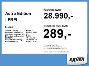 Opel Astra Edition | FREI KONFIGURIERBAR | Privat