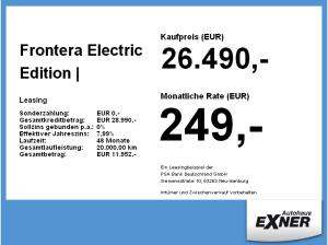Opel Frontera Electric Edition | FREI KONFIGURIERBAR | Privat