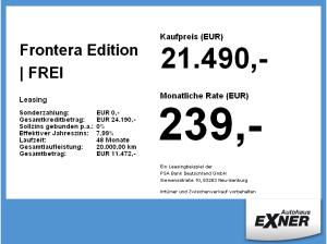 Opel Frontera Edition | FREI KONFIGURIERBAR | Privat