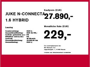 Nissan Juke JUKE N-CONNECTA 1.6 HYBRID 4AMT Winterräder inkl