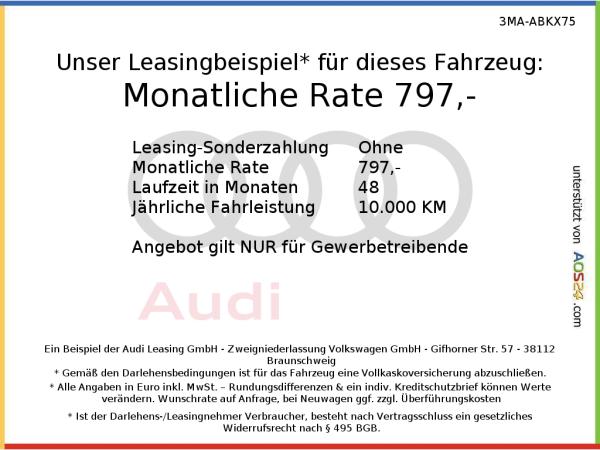 Audi RS3 Sportback Memory Digitales Cockpit Navi LED