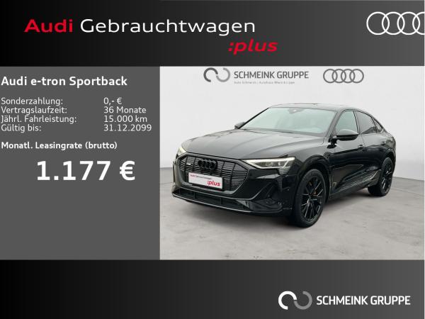 Audi e-tron Sportback S line 55 quattro Black Edition