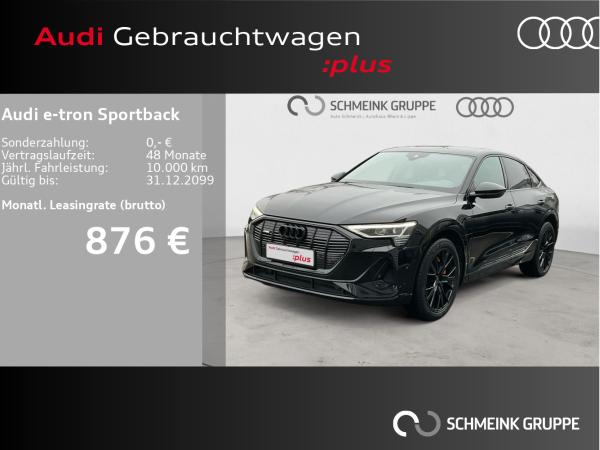 Audi e-tron Sportback S line 55 quattro Black Edition