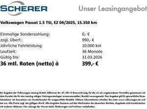 Volkswagen Passat 1.5 TSI/eHybrid *Business* 🚨Bitte Beschreibung lesen🚨