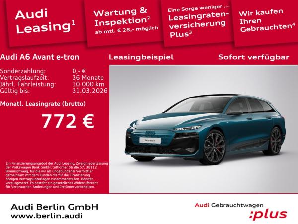 Audi A6 e-tron A6 Avant e-tron edition one blue performance