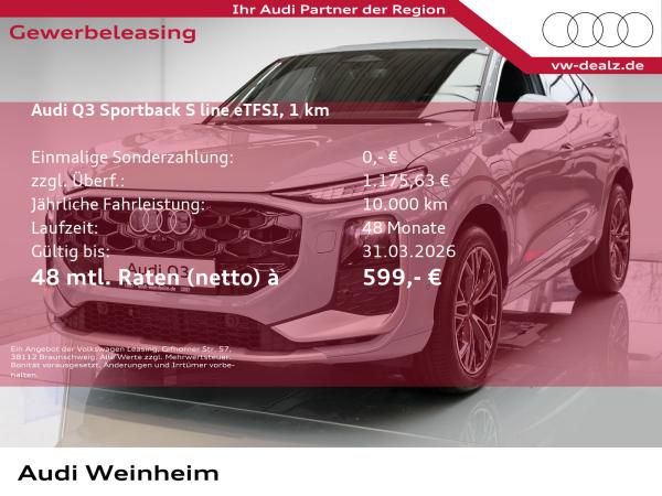 Audi Q3 Sportback e-hybrid S tronic