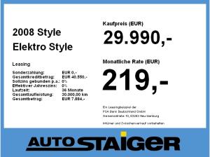 Peugeot 2008 Style Elektro