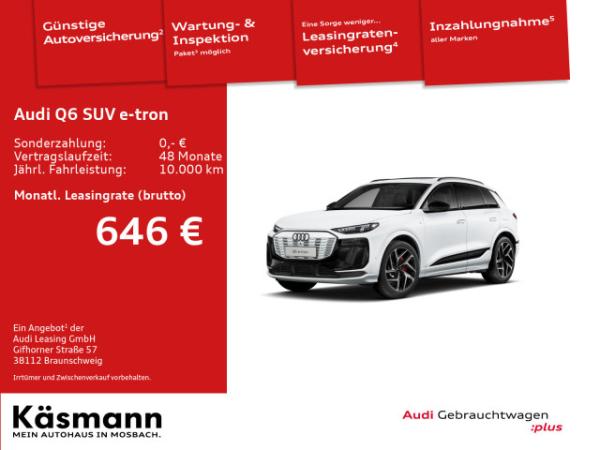 Audi Q6 e-tron performance WINTERRÄDER S line AHK LUFT PANO HUD 360°