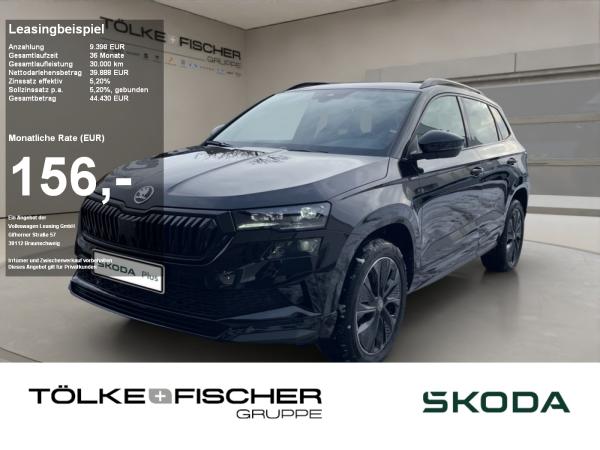 Skoda Karoq Sportline 1,5 TSI DSG SOFORT VERFÜGBAR! DCC ACC AHK Kamera Navi LED LM