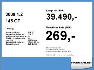 Peugeot 3008 1.2 145 GT ACC+Alcantara+LED+Navi+SHZ+Kam.