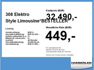 Peugeot 308 Elektro Style Limousine*BESTELLER* LED+LM