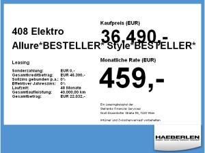 Peugeot 408 Elektro Allure*BESTELLER* LED+Navi+SHZ+Kam.