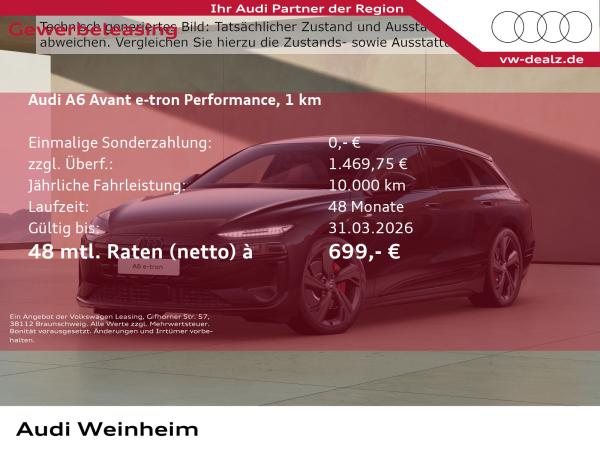 Audi A6 e-tron A6 Avant e-tron performance Klima AHK LED DAB