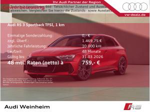 Audi RS3 RS 3 Sportback S tronic NAVI Pano HeadUp LED USB