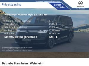 Volkswagen Multivan Style 2.0 TDI DSG AHK Standheizung NAVI