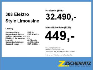 Peugeot 308 Elektro Style Limousine