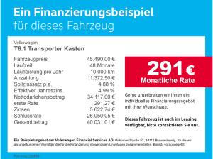 Volkswagen T6.1 Transporter Kasten