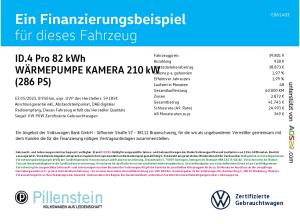 Volkswagen ID.4 Pro 82 kWh WÄRMEPUMPE KAMERA NAVI SHZ