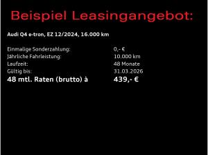 Audi Q4 e-tron 45 / Navi+, Standklima, LED, RFK, WP