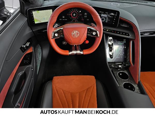 MG Cyberster Xpower Andes Grey, Black/Red Interi