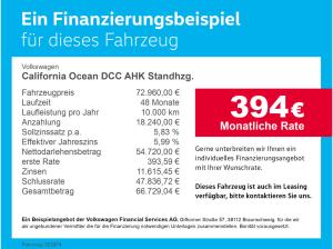 Volkswagen California Ocean DCC AHK Standhzg. Bluetooth Navi