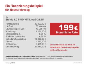 Kia Stonic 1.0 T-GDI GT-Line/SD/LED Bluetooth Navi