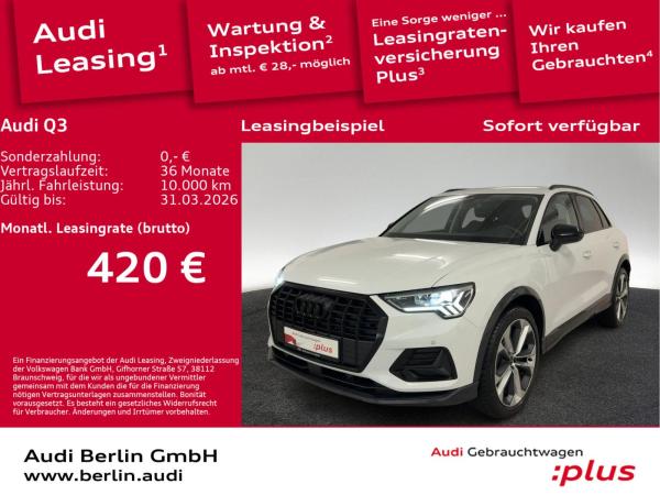 Audi Q3 advanced 35 TFSI S tr. AHK LED NAVI VIRTUAL