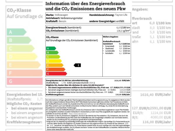 Volkswagen Tayron Life Gewerbe Sonderleasing!
