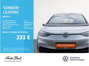 Volkswagen ID.3 Pure Performance Navi LED Standklima CarPlay