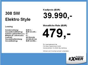 Peugeot 308 SW Elektro Style | FREI KONFIGURIERBAR | Privat