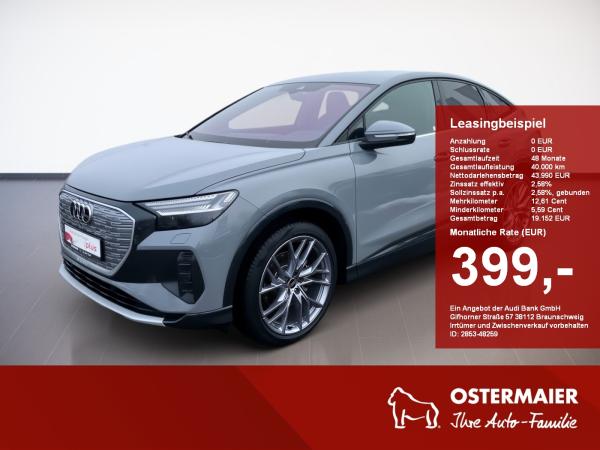 Audi Q4 e-tron Q4 Sportback e-tron ADVANCED 35 S-TRONIC AHK.LM21.WÄRMEPUMPE.MATRIX