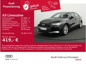 Audi A3 Limousine advanced 35 TFSI *ACC*AHK*KAM*8fach
