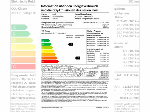 Audi A5 Avant e-hybrid quattro S tronic #SofortVerfügbar  #0,5%-Versteuerung