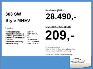 Peugeot 308 SW Style MHEV