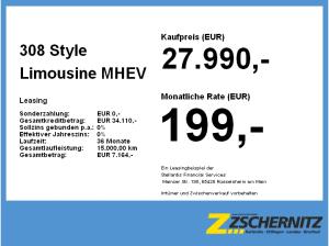 Peugeot 308 Style Limousine MHEV