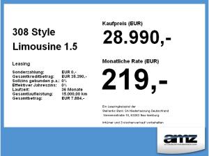 Peugeot 308 Style Limousine 1.5 Diesel