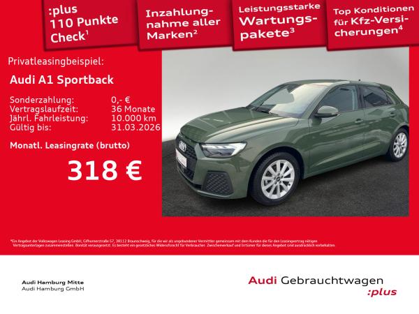 Audi A1 Sportback 25 TFSI S tronic Virtual LED Sitzhzg