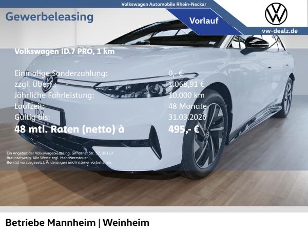 Volkswagen ID.7 Tourer Pro 77 kWh NAVI AHK