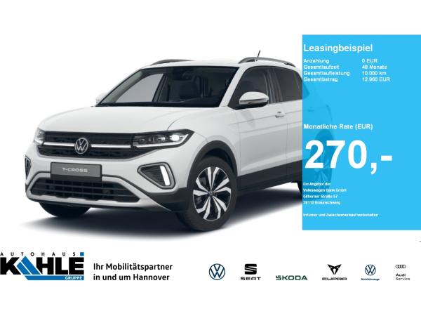 Volkswagen T-Cross 1.0 TSI DSGStyle CarPlay GJR AHK RFK