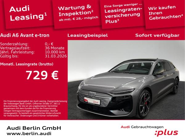 Audi A6 e-tron A6 Avant e-tron performance AHK PANO HUD