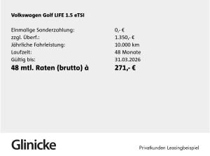 Volkswagen Golf Life "ENERGY" 1,5 eTSI DSG