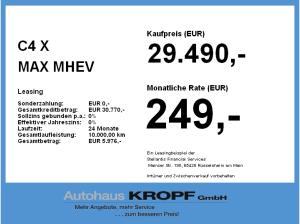 Citroën C4 X MAX MHEV