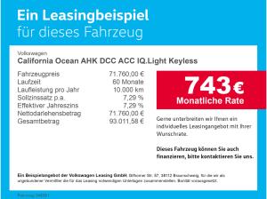 Volkswagen California Ocean AHK DCC ACC IQ.Light Keyless Navi