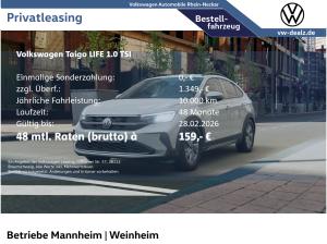 Volkswagen Taigo Life 1.0 TSI Klima ALU LED DAB Bluetooth