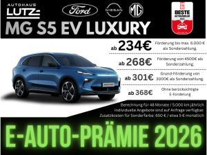 MG S5 EV 🔋LUXURY💎❗️Sofort Verfügbar❗️ ✨ 6 Farben Deal✨
